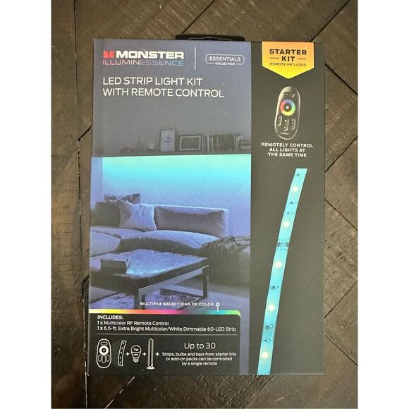 Monster Illuminessence 5V Voltage USB Powered Supply Multi Color Mode LED Light - Picture 2 of 3